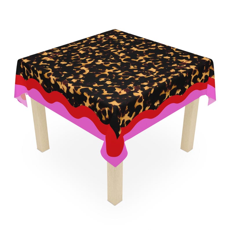 Custom Mahjong Tablecloth, Card Game Table Cover, Monogram, Trendy ...