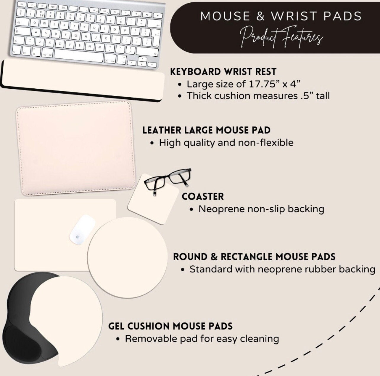 Buy Monogram Mouse Pad-monogram Mouse Pad-desk Online in India 