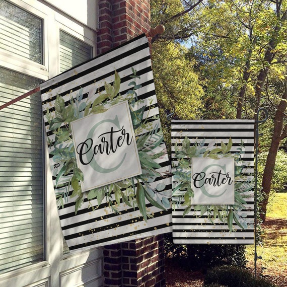 Personalized Flag Welcome Garden Flags House