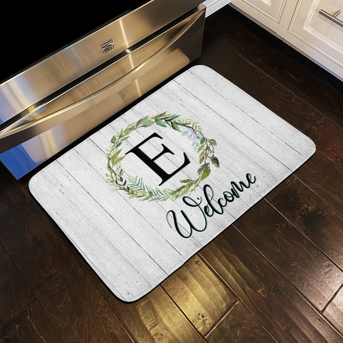 Floor Mat Personalized Rug Kitchen Rug Personalized Floor Etsy