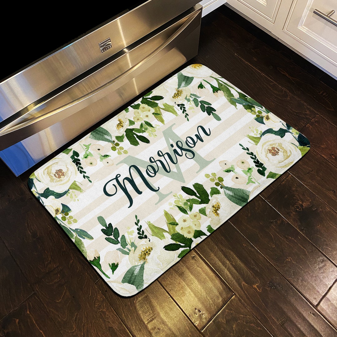 Floor Mat, Personalized Rug, Kitchen Rug, Personalized Floor Mat ...