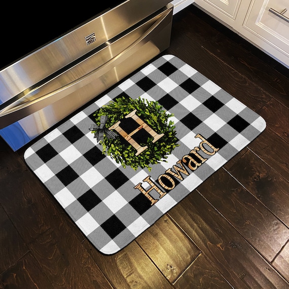 Floor Mat, Personalized Rug, Kitchen Rug, Personalized Mat