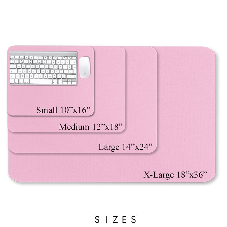 Custom Desk Pad Multiple Sizes Personalized Desk Cushion Etsy
