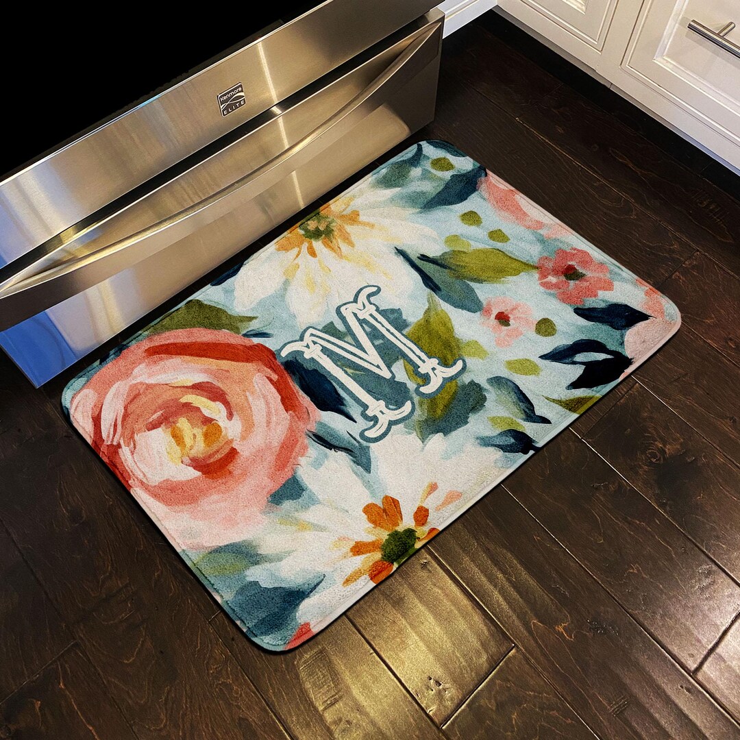 Floor Mat, Personalized Kitchen Rug, Custom Personalized Mat, Memory ...