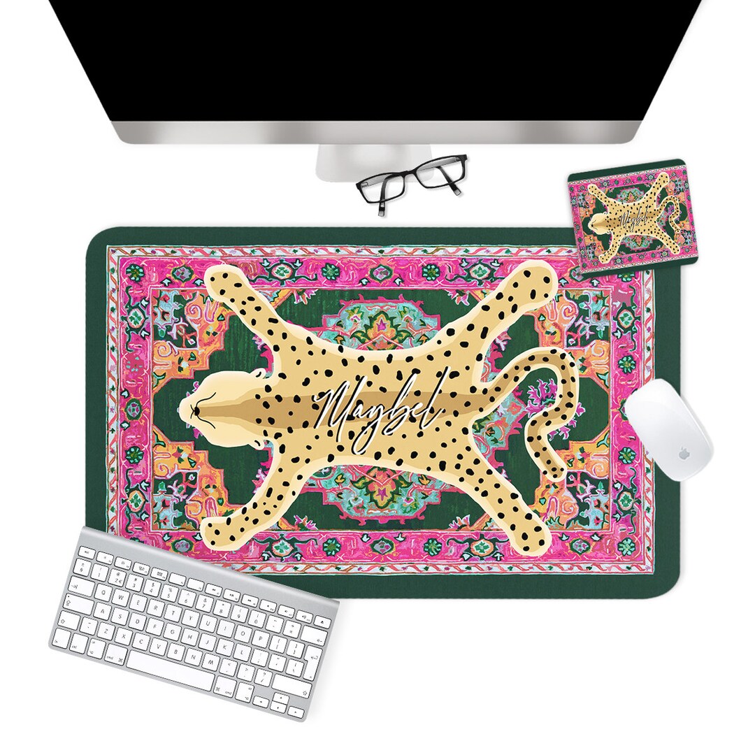 Custom Desk Pad, Personalized Desk Cushion Pad, Monogrammed Desk