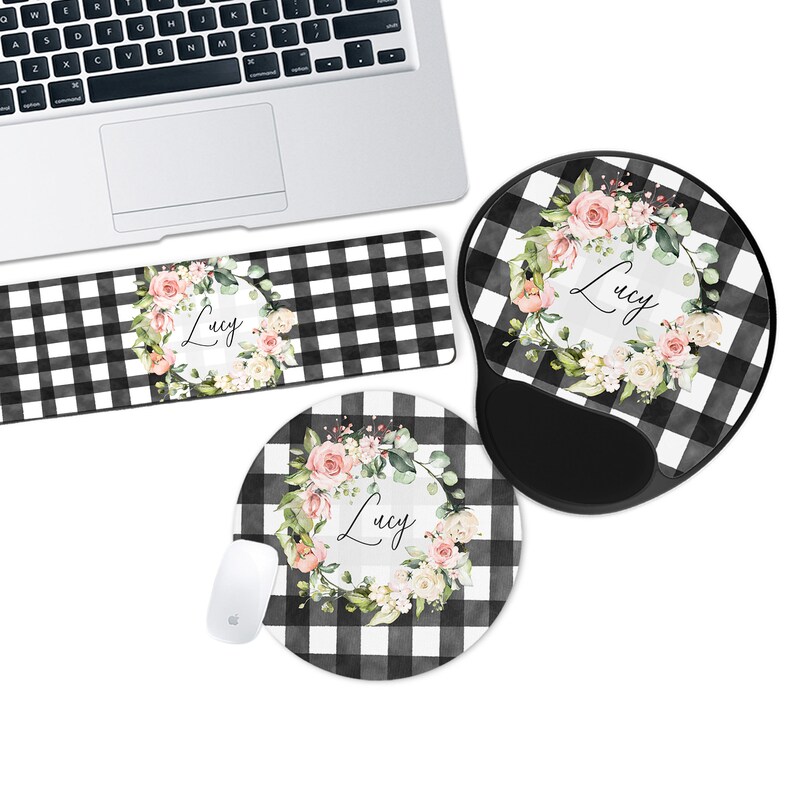 Personalized Mouse Pads Keyboard Wrist Rest Custom Gel Mouse Etsy