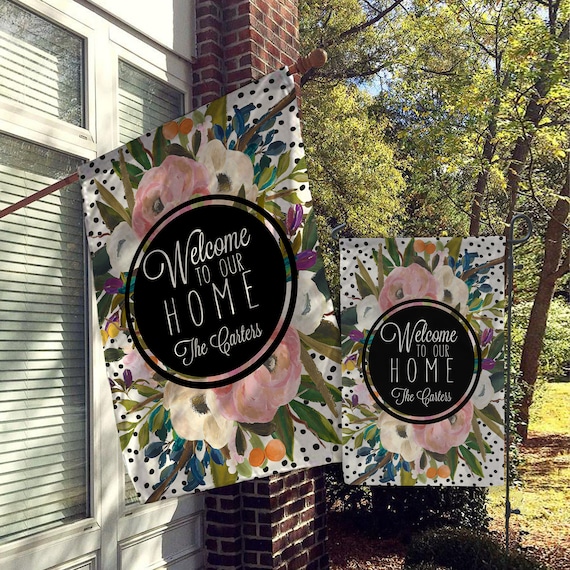 Personalized Garden Flags Custom Flag Monogram Personalized Garden Flags Custom, Custom Photo Garden Flags