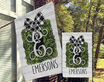 Personalized Flag, Welcome Garden Flag, Welcome House Flag, Farmhouse Garden Flag, Rustic Country Decor, Yard Decor, Outdoor Decor, Custom