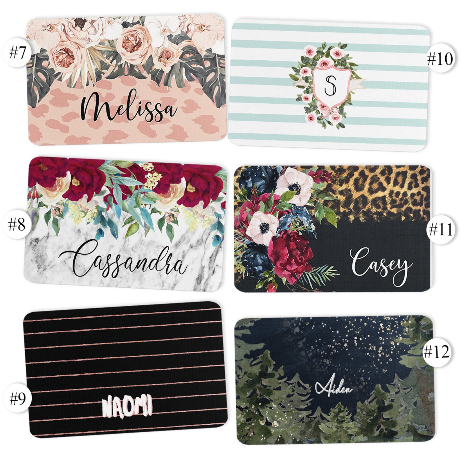 Custom Desk Pad Personalized Desk Cushion Pad Monogrammed Etsy