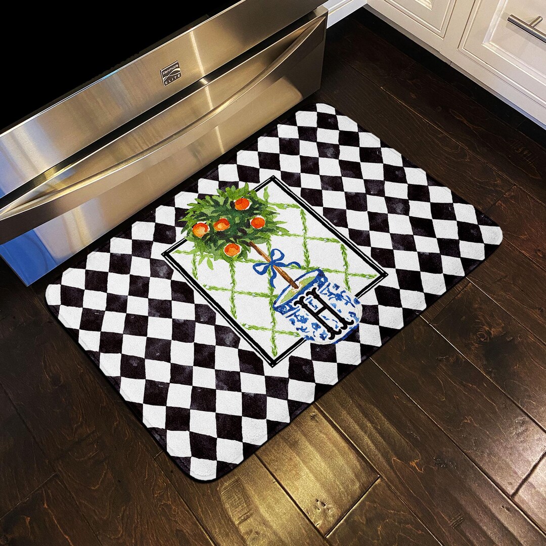 Floor Mat, Personalized Kitchen Rug, Custom Personalized Mat, Memory ...