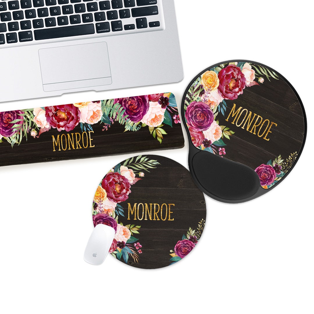 Personalized Mouse Pads Keyboard Wrist Rest Custom Gel Mouse Etsy