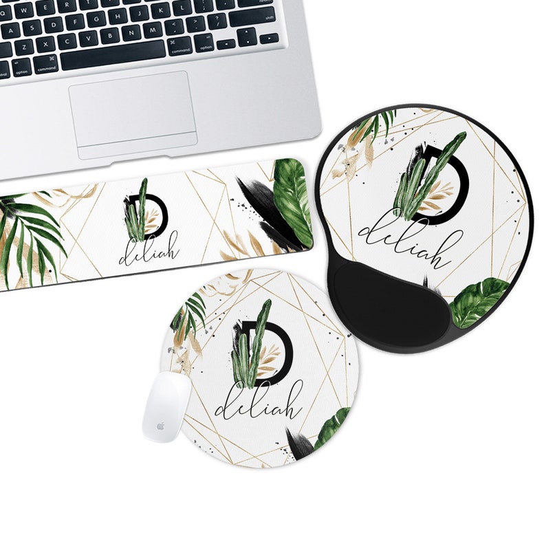 Personalized Mouse Pads Keyboard Wrist Rest Custom Gel Mouse Etsy