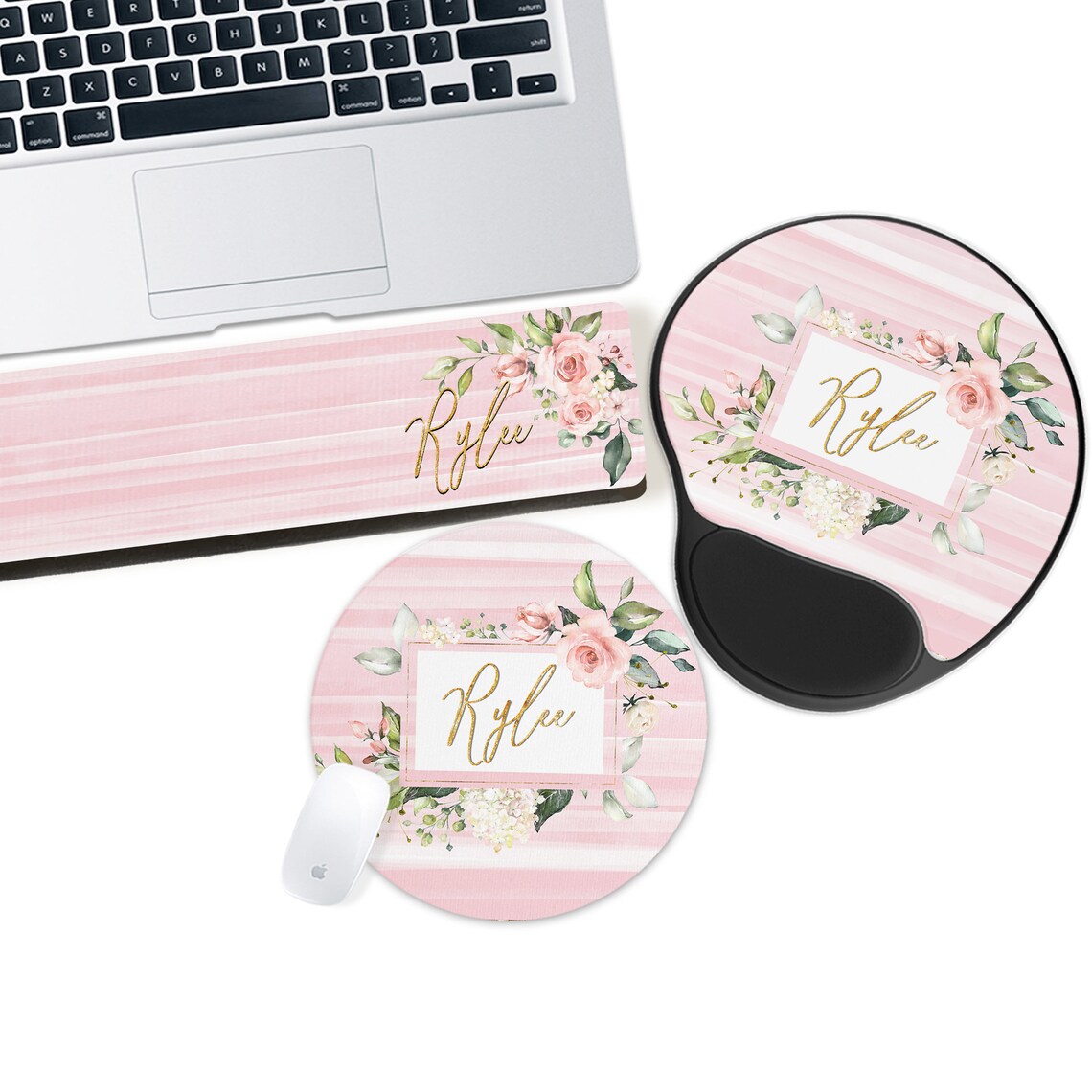 Personalized Mouse Pads Keyboard Wrist Rest Custom Gel Mouse Etsy