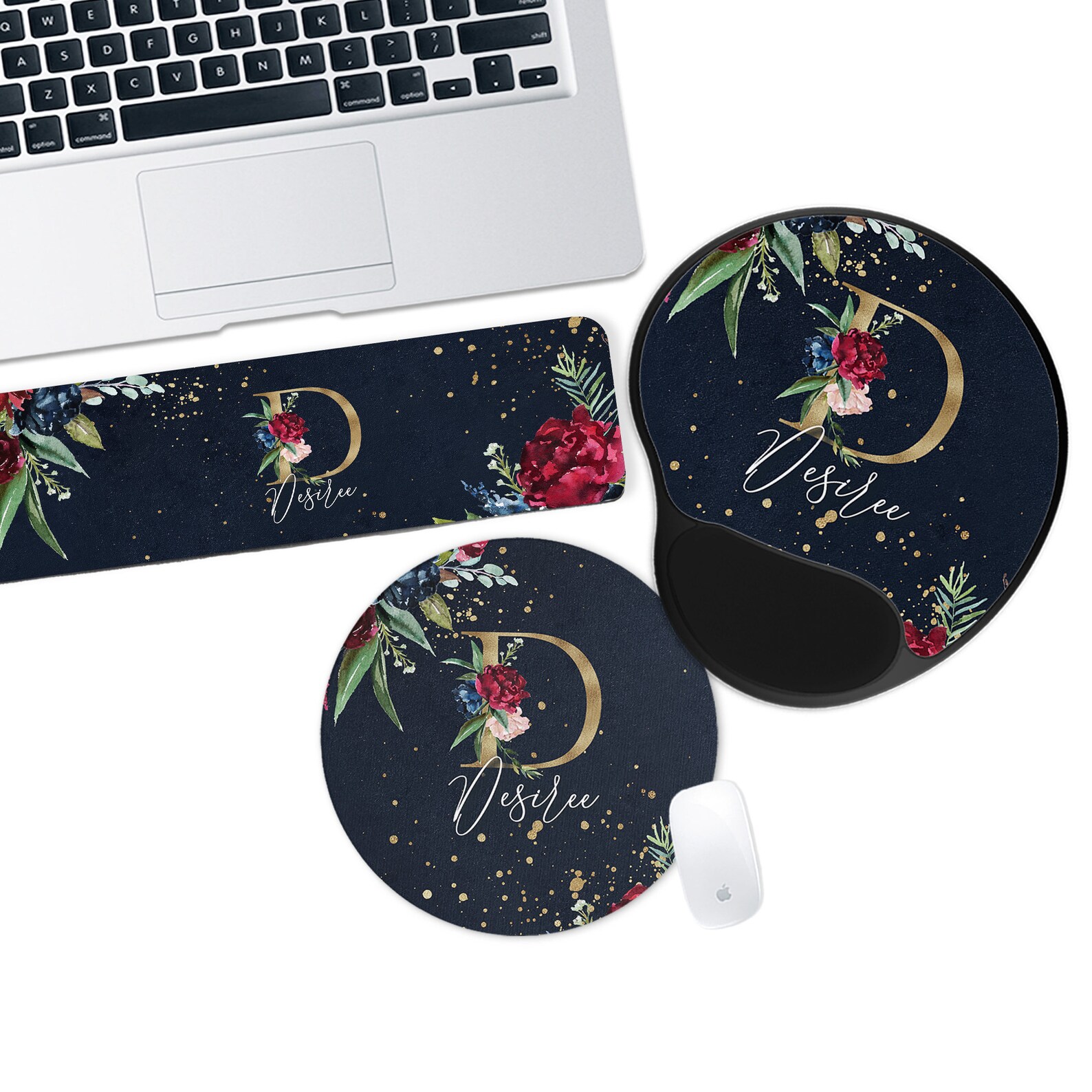 Personalized Mouse Pads Keyboard Wrist Rest Custom Gel Mouse Etsy