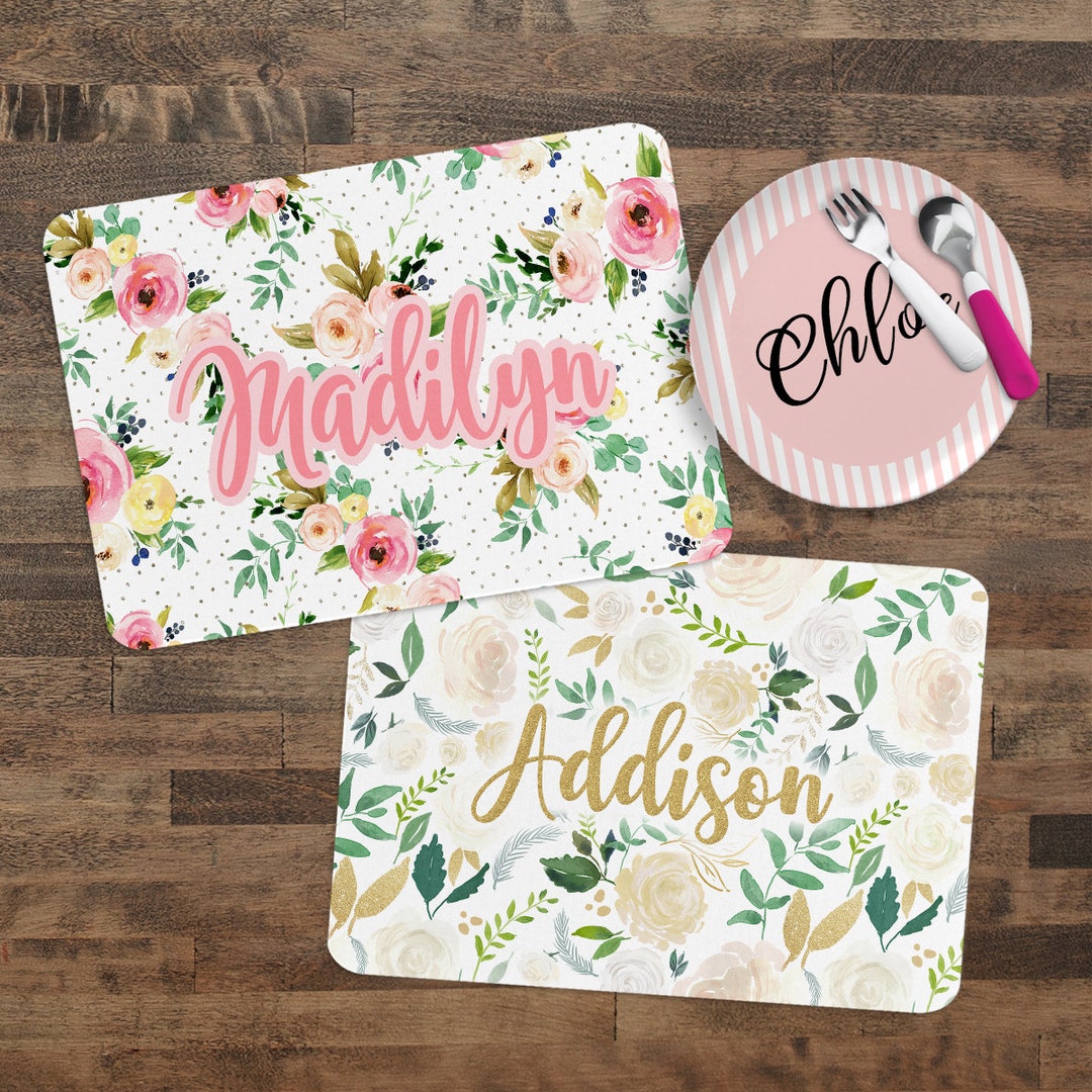 Personalized Placemat Custom Childrens Placemat Kids Etsy