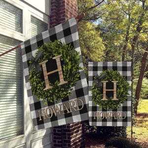 Personalized Flag, Welcome Garden Flags, Welcome House Flag, Farmhouse Garden Flags, Rustic Country Decor, Yard Decor, Outdoor Decor, Custom