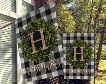 Personalized Flag, Welcome Garden Flags, Welcome House Flag, Farmhouse Garden Flags, Rustic Country Decor, Yard Decor, Outdoor Decor, Custom