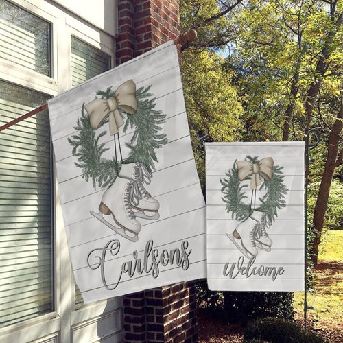 Drapeau de Noël personnalisé, Drapeau de joyeuses fêtes, Drapeaux joyeux Noël, Drapeaux d'hiver, Drapeaux de bienvenue, Drapeaux de maison, Décoration de fête, Vacances
