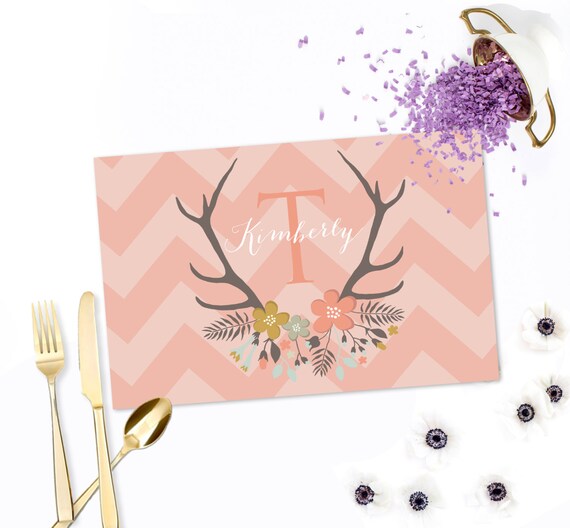 Items similar to Personalized Paper Placemats, Custom Placemats