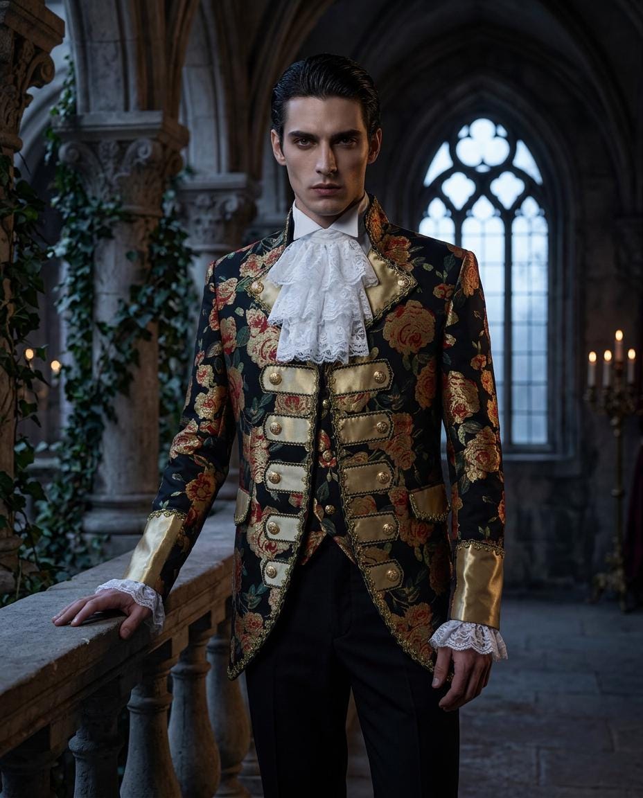 Mens Baroque Jacket - Etsy