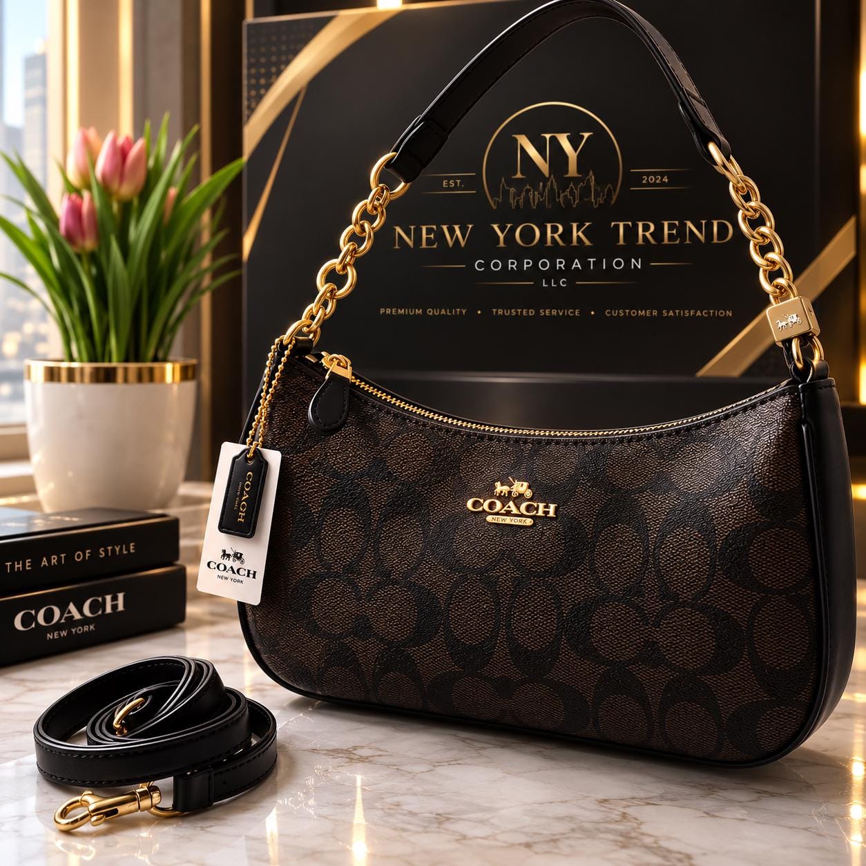 Coach Brown Madison - Etsy