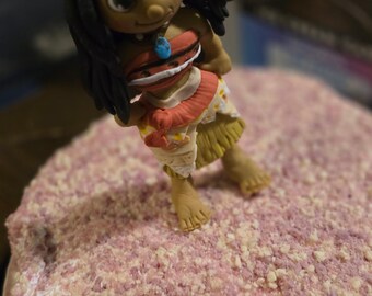 Taarttopper met Hawaïaans meisje (100% eetbaar)