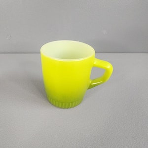 Fire King Anchor Hocking Green Mug
