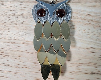 Vintage Owl Necklace Pendant