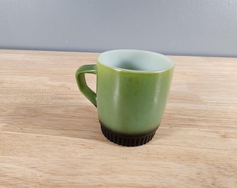 Green Anchor Hocking Fire King Mug