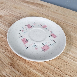 Vernon Ware Metlox Tickled Pink Saucer Plate