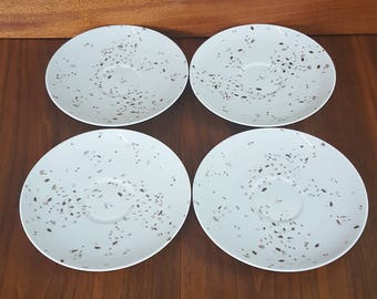 Set of 4 Raymond Loewy Confetti Design for Rosenthal Saucer Plates