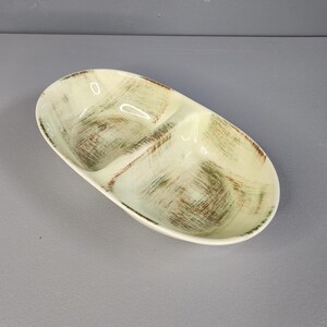 Vernon Ware Raffia Divided Dish