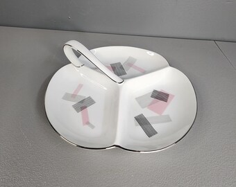 Noritake Japan Handled Relish Condiment Dish