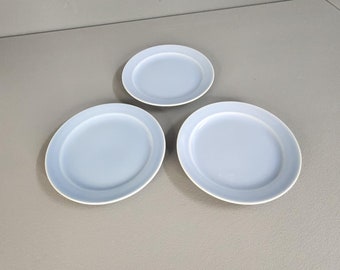 Set of 3 Luray Pastels Blue 6.25" Plates