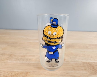 Vintage McDonalds Big Mac Souvenir Glass