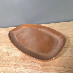 Frankoma Pottery GP Plainsman Brown Platter Multiples Available