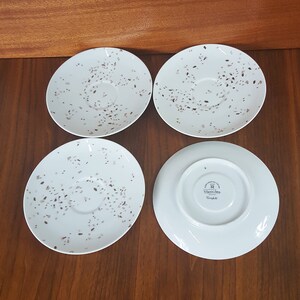 Set of 4 Raymond Loewy Confetti Design for Rosenthal Saucer Plates image 4