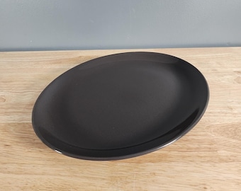 Russel Wright Iroquois Casual China Charcoal Oval Platter 12.5"