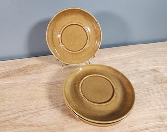 Vintage Ekco Eterna Stoneware Plates – Mid-century Sunburst Design
