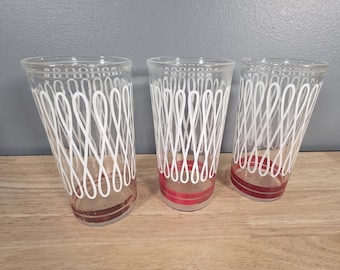 Retro Glass Jar Tumblers Glasses