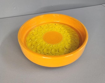 Orange Sunflower Italian Pottery Bowl