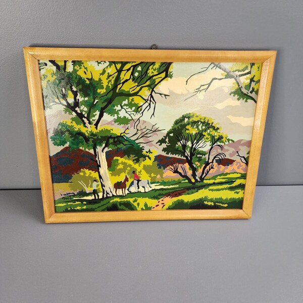 Paint by Numbers Vintage Etsy