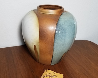 Large Pottery Craft Vase Robert Maxwell