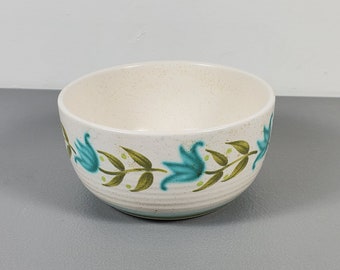 Franciscan Earthenware Tulip Time Dinnerware Set of 18 ~ Turquoise Dinnerware ~ Retro Flower