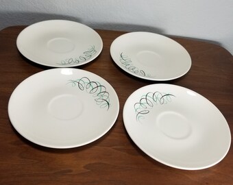 Set of 4 Taylor, Smith and Taylor String Pattern Pebbleford Saucer Plates