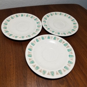 Set of 3 Metlox Poppytrail Navajo Saucer Plates image 1