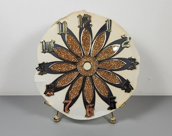 NOS Mid Century Starburst Clock Face
