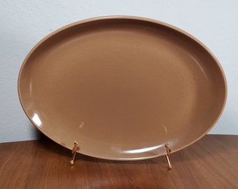Iroquois Casual China Russel Wright Nutmeg Brown Lunch 9 inch Plate Vintage Rare
