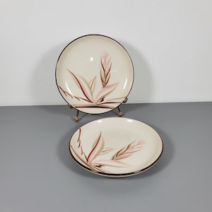 Set of 2 Winfield Dragon Flower Bread Plates image 1