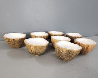 One Ed Langbein Original Italy Coconut Bowl Multiples Available